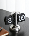 MOVA Flip Clock - Retro Metal Desk Timepiece