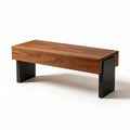 Solid Walnut Monitor Stand - Ergonomic Desk Riser