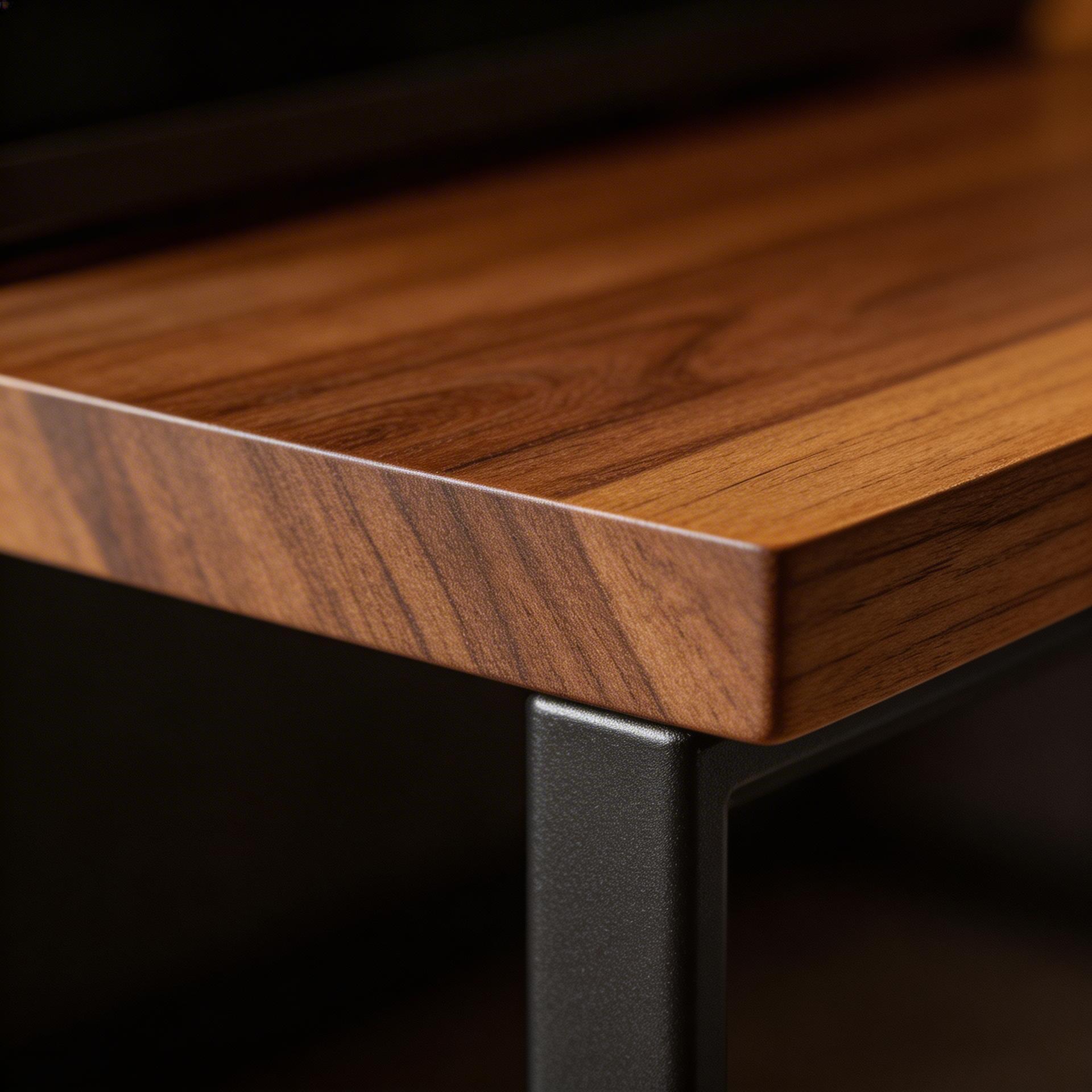 Solid Walnut Monitor Stand - Ergonomic Desk Riser